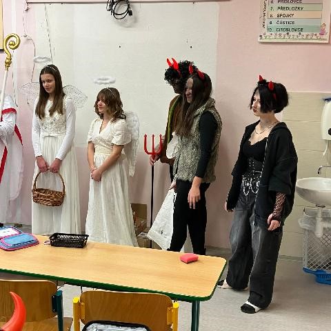 Mikuláš, andělé a čerti u třeťáků